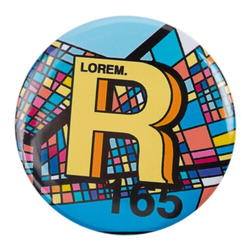 Значок закатной Pinback Print, L 5 Значок закатной Pinback Print, L 5