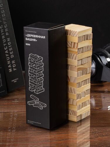Игра «Деревянная башня мини», неокрашенная 7