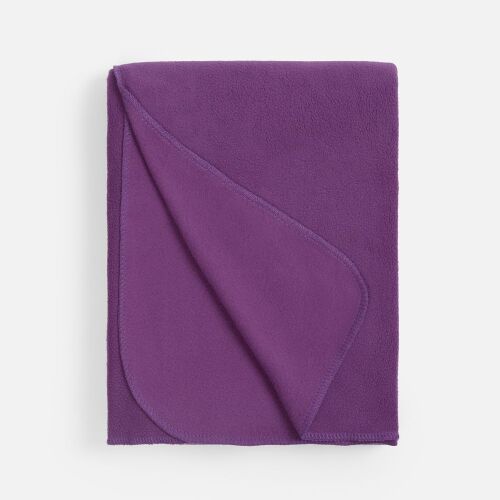 Флисовый плед Warm&Peace, фиолетовый 2