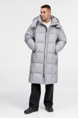 Пуховик унисекс Kapsula, серый, размер ХS/S 12
