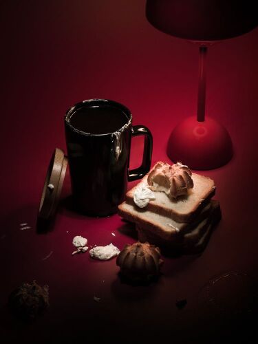 Кружка Vierra с крышкой-костером, черная 7