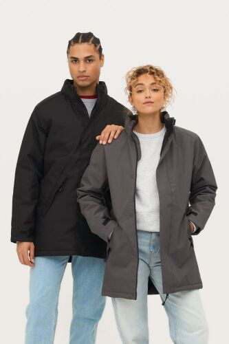 Куртка на стеганой подкладке Robyn темно-серая, размер 3XL 4