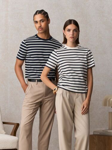 Футболка женская Legend Women, молочно-белая с темно-синим, разм 6