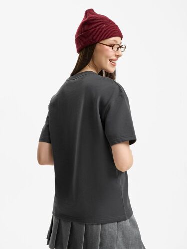 Футболка унисекс Durington, темно-серая (графит), размер 3XL/4XL 5