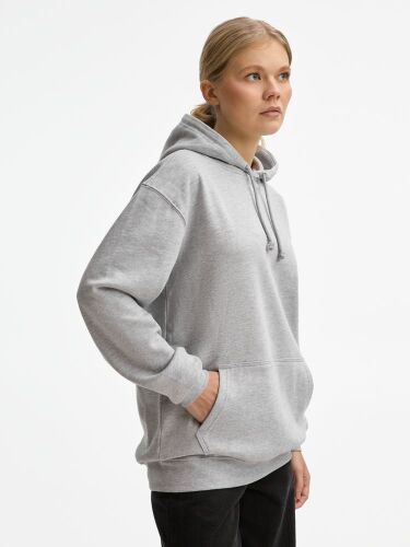 Худи унисекс Condor, серый меланж, размер XL 3