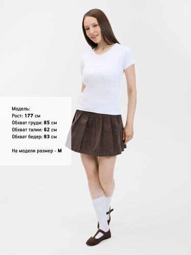 Футболка женская с круглым вырезом Lady 220 белая, размер XL 7