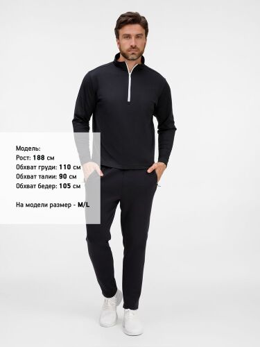 Свитшот на молнии из бифлекса Morfiss, черный, размер XL/XXL 7 Свитшот на молнии из бифлекса Morfiss, черный, размер XL/XXL 7