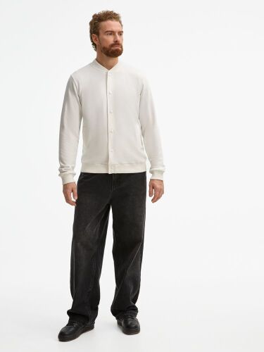 Бомбер унисекс Nuppu, молочно-белый, размер M 7