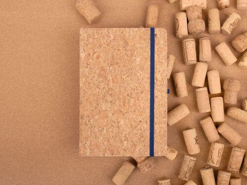 Блокнот Corkfolio, синий 5
