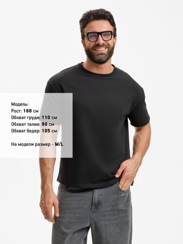 Футболка унисекс Durington, черная, размер 3XL/4XL 2