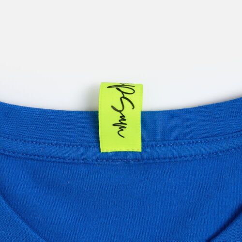 Лейбл тканевый Epsilon, S, желтый неон 6