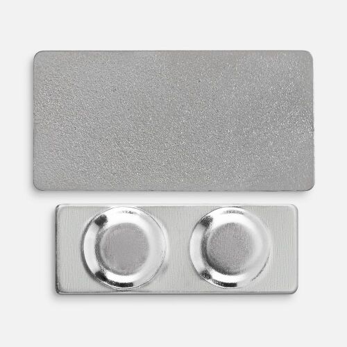 Значок Magnet Matto, серебристый глянцевый 3 Значок Magnet Matto, серебристый глянцевый 3