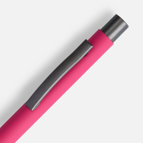 Ручка шариковая Atento Soft Touch, розовая 3