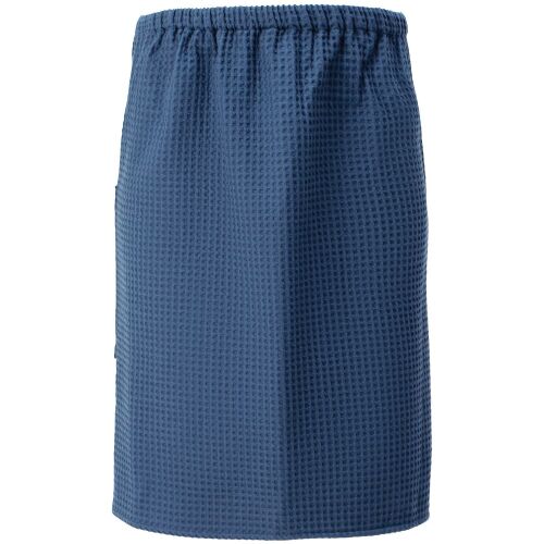 Килт вафельный мужской Onsen, темно-синий, единый размер 2