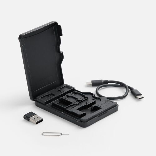 Футляр для карт памяти и SIM Multitask, черный 2 Футляр для карт памяти и SIM Multitask, черный 2