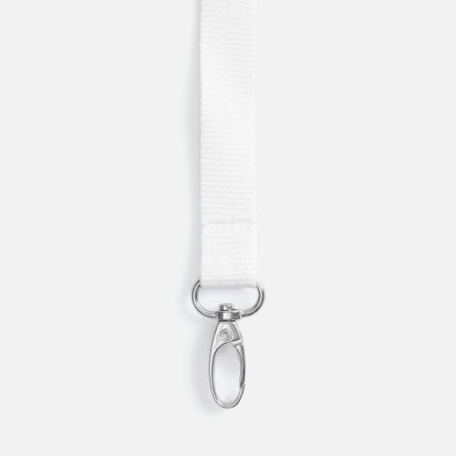 Лента для бейджа Pin, белая 4 Лента для бейджа Pin, белая 4
