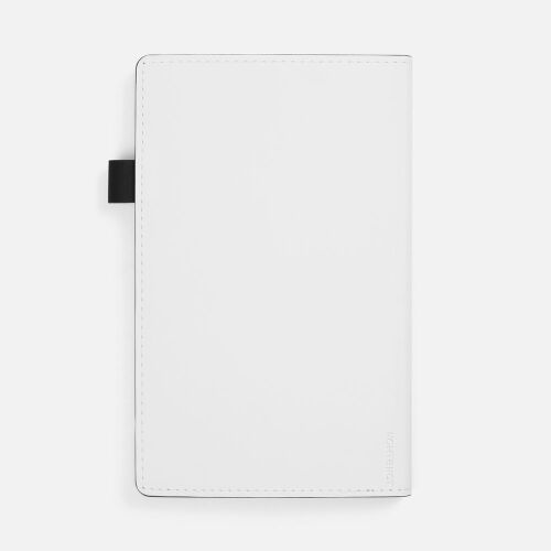Ежедневник White Shall, недатированный, бело-черный 2