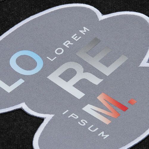 Шеврон из габардина Gabo L, серый 2