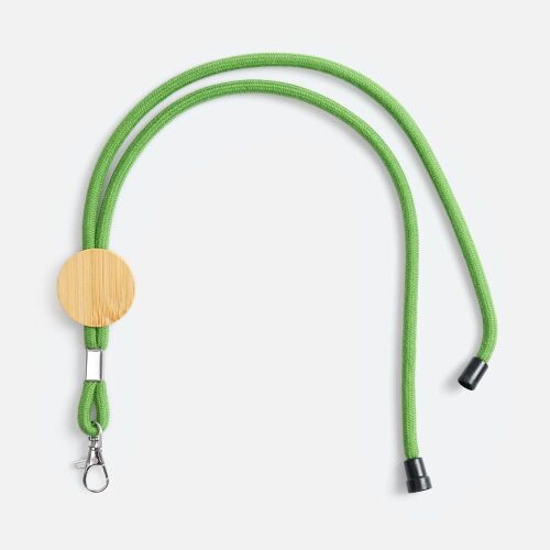 Шнурок для бейджа Tube Wood, зеленый 1 Шнурок для бейджа Tube Wood, зеленый 1