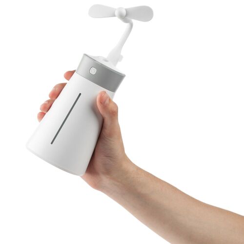 Увлажнитель воздуха с вентилятором и лампой airCan, белый 3