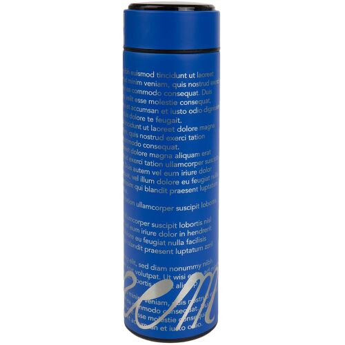 Смарт-бутылка с заменяемой батарейкой Long Therm, синяя 7