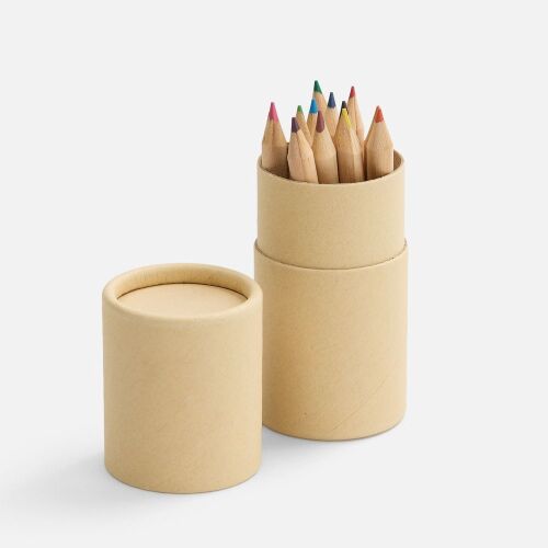 Набор цветных карандашей Pencilvania Tube Plus, крафт 2 Набор цветных карандашей Pencilvania Tube Plus, крафт 2