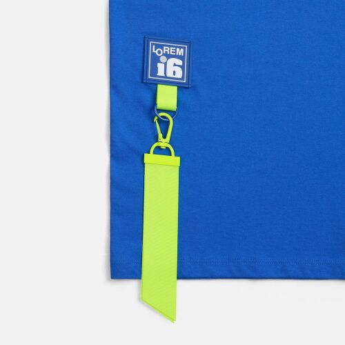 Лейбл из ПВХ Dzeta, L, синий 4