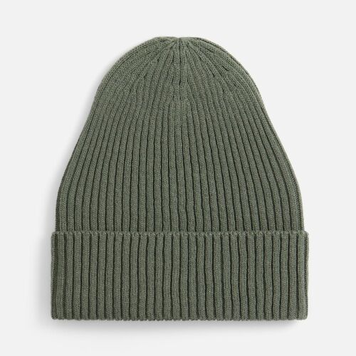 Шапка Catch Match без помпона, зеленая (полынь)