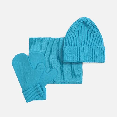 Шарф Yong, ярко-голубой 4