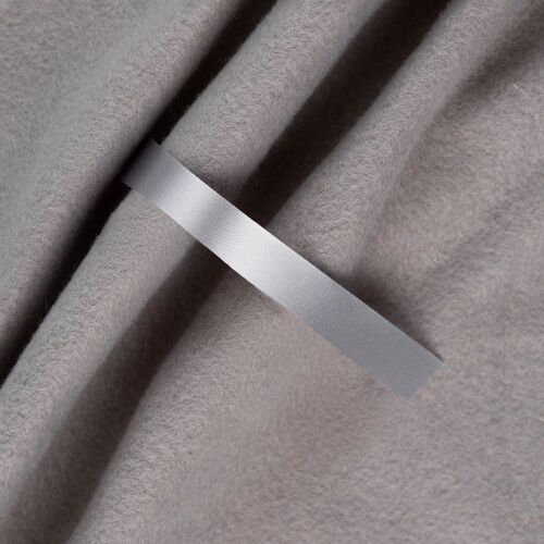 Лента сатиновая Satin 10 S, серая, 50 см 1