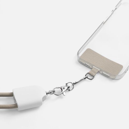 Кабель-ланьярд energyFlex Pro, серый 3