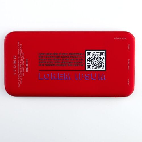 Аккумулятор Uniscend All Day Type-C 10000 мАч, красный 7