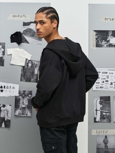 Толстовка унисекс на молнии Jelo, серый меланж, размер 3XL 6