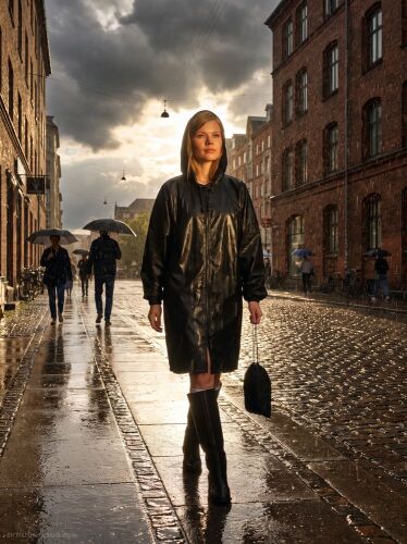 Дождевик Rainman Zip, черный, размер XXL 2
