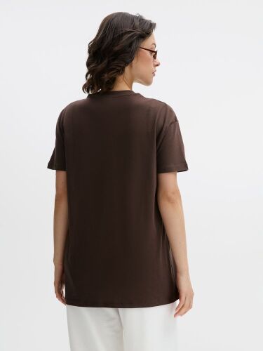 Футболка Regent 150 темно-коричневая (шоколад), размер XS 6