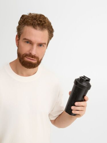 Спортивный шейкер Shake It Easy, черный 7