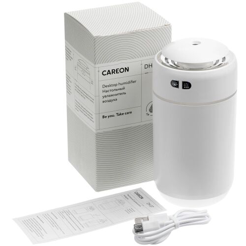 Настольный увлажнитель воздуха с подсветкой DH07, белый 4