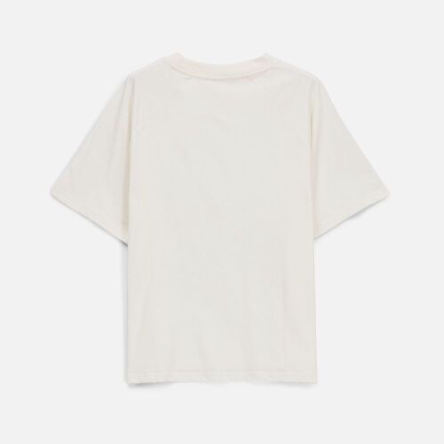 Футболка унисекс T2, молочно-белая, размер M/L 3