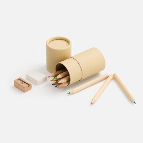Набор цветных карандашей Pencilvania Tube Plus, крафт 1 Набор цветных карандашей Pencilvania Tube Plus, крафт 1