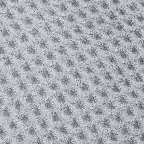 Плед вафельный Elenglect, светло-серый 3