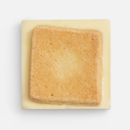 Печенье Dream White в белом шоколаде, квадрат 3