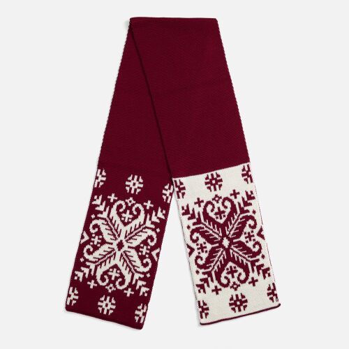 Шарф Wintertude M, красный с белым в harsika Шарф Wintertude M, красный с белым