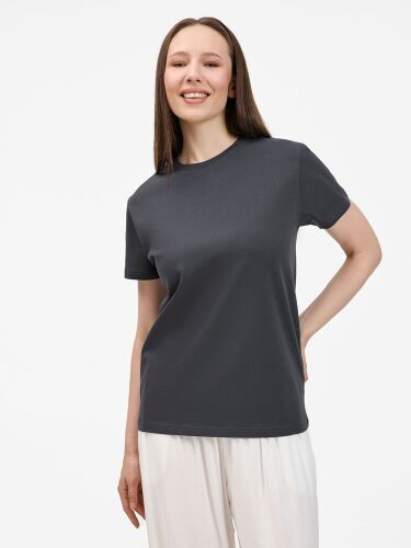 Футболка унисекс T-Bolka 200, темно-серая (графит), размер M 3