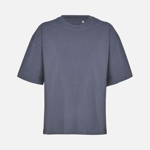 Футболка оверсайз женская Boxy Women, темно-серая (графит), размер XL