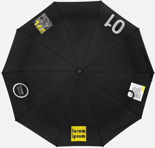 Зонт складной Cloudburst в подарочной упаковке, темно-синий 5