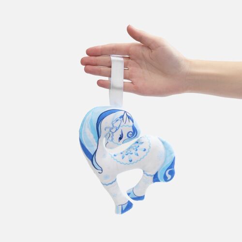 Мягкая игрушка — подвеска «Снежка» 4