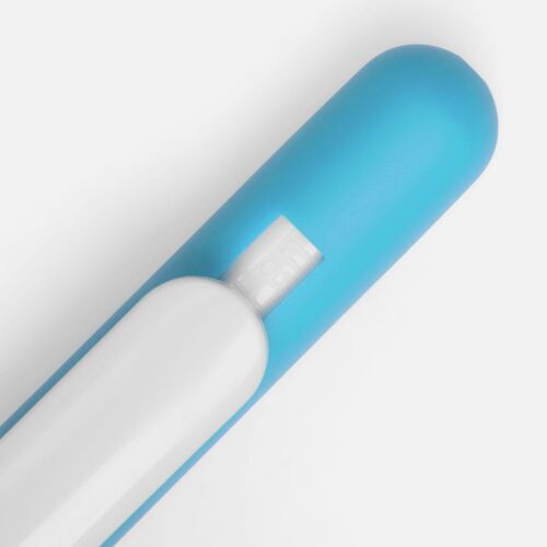Ручка шариковая Swiper Soft Touch, голубая с белым 3 Ручка шариковая Swiper Soft Touch, голубая с белым 3