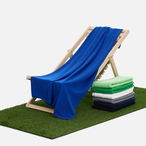 Флисовый плед Warm&Peace XL, ярко-синий 6