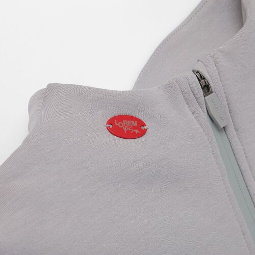 Шильдик металлический Alfa Oval, красный 4