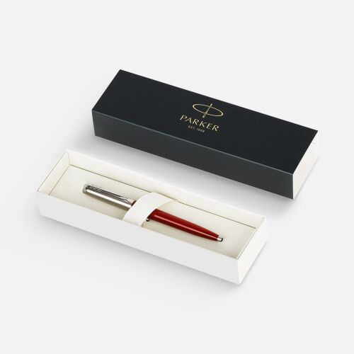 Ручка шариковая Parker Jotter Originals Red CT, красная 3